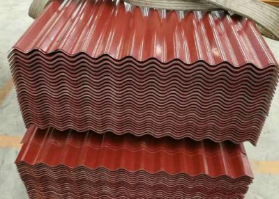 China Weatherability Colour Coated Metal Roofing Sheets , Corrugated Metal Roof Panels for sale