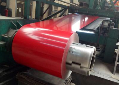 China 10 - 20μM Top Painting Color Coated Steel Coil Back Painting 5-15μM RAL9002 for sale