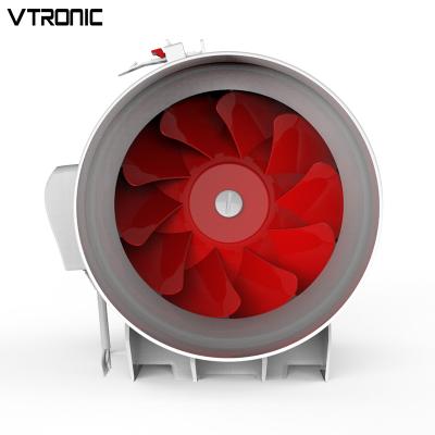 China Hotels 8inch Mixed Flow In Line Series Large Air Volume Centrifugal Duct Fan for sale