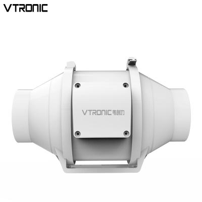 China Hotel Vtronic Ventilation Tower 100mm 4 Inch 220v HVAC Inline Duct Fan for sale