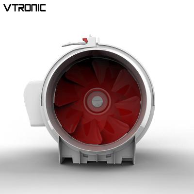 China High quality hotel in line 6 inch circular waterpoof duct fan with 3 speed controller for sale