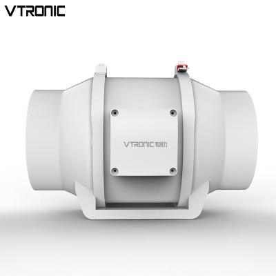 China Hotels Vtronic Ventilation System 150mm Built-in Fan W150-01 Mixed Flow Duct Fan Built-in Bathroom Exhaust Fan for sale