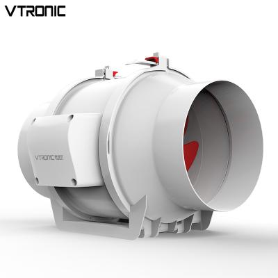 China AC/DC Ventilation Brushless Motor 110/24V High Air Volume 6 Inch Centrifugal DC Inline Duct Fan for sale