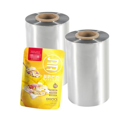 China China Supply Custom Aluminized Film Bopp Candy Film Roll Aluminized Potato Chips Dried Fruit Packaging Roll Film for sale