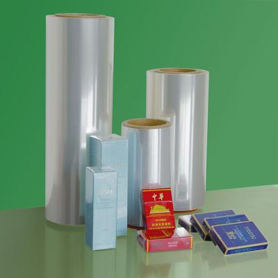 China Tobacco Film Manufacturers Lamination Industry Use Thermal Bopp Packaging Film Rolls for sale