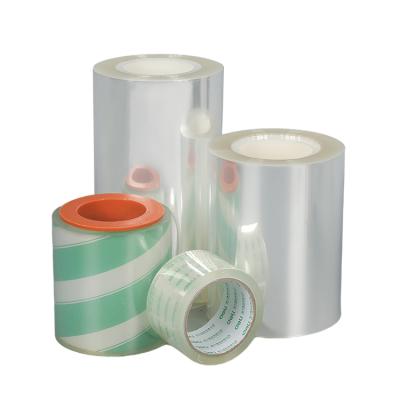 China Adhesive Tape Film Single Side Transparent Adhesive Protective Wrapping Film for sale