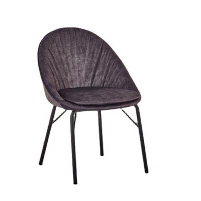 China AFFORDABLE Retro Fabric Cafe Dining Chair With Cushion for sale