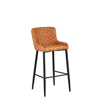 China Modern Wholesale Counter Height Kitchen Chair Leather With Armrest Cheap Porcelain Design Bar Stools for sale