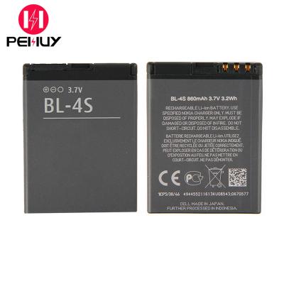 China New Mobile Phone Replacement Battery BL-4S 860mAh 3.7v Lithium Ion Battery For Nokia 1006 2680s for sale