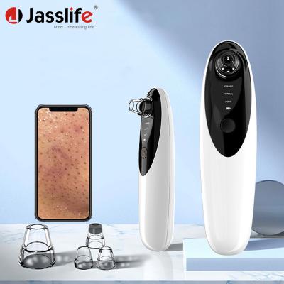 China 2020 Popular Acne Treatment Products WiFi Pore Cleaner 5MP 20X Magnification Video Facial Blackhead Remover Vacuum With Camera for sale