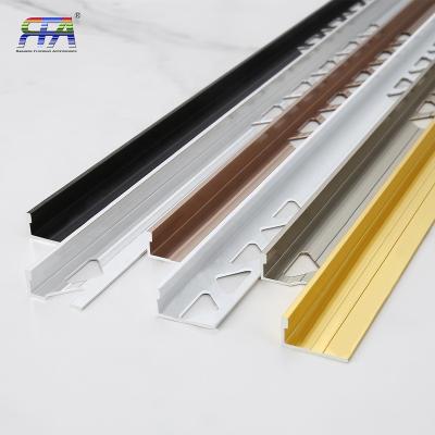 China Modern Aluminum Round Tile Trim Ceramic Corner Trim For Edge Decoration Plain Marble OEM Customized Accessories for sale