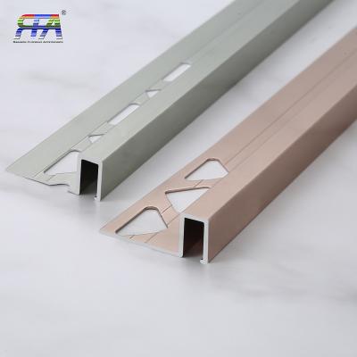 China China Foshan Factory Outlet Modern Straight Edge Trim Aluminum Edge To Trim Installation Marble Accessories for sale