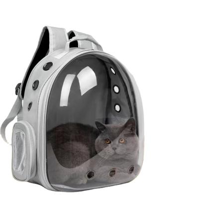 China Portable Space Capsule Pet Carrier Back Pack Breathable Clear Bubble Cat Backpack for sale