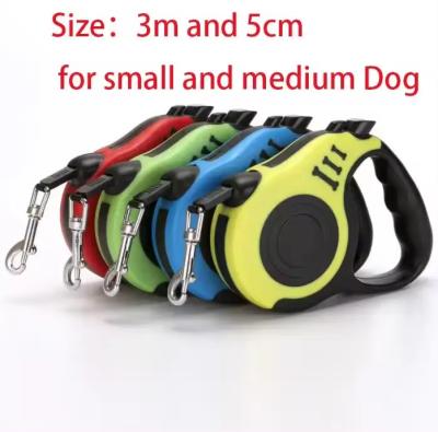 China Customizable Plastic Reflective Pet Retractable Leash For Dog Vest Leash for sale