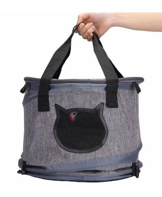 China Foldable Travel Pet Carrier Bag Tunnel Toy Pet Carrier Handbag 3 In 1 Cat Tunnel Carrier for sale