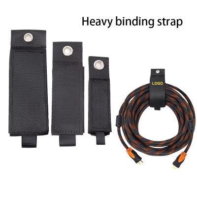 China Reusable Heavy Duty Storage Straps Multipurpose Extension Cord Extendable Cable Ties Loop for sale