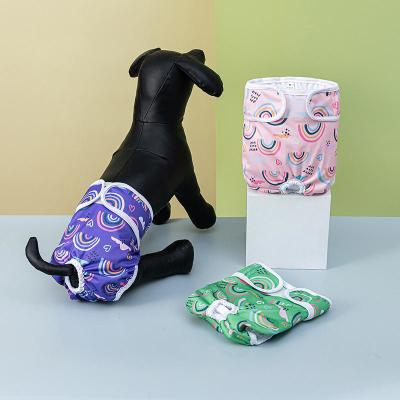 China Reusable Pet Accessories Dogs Underpants Anti Harassment Washable Female Dog Diaper for sale