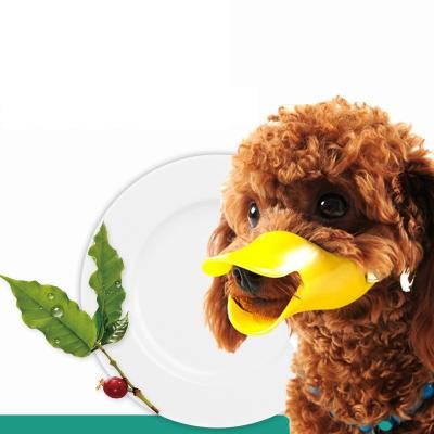 China Adjustable Silicone Pet Accessories Anti Bite And Bark Pet Mask Dog Mouth Cover for sale