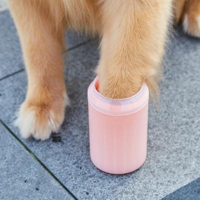 China Portable Pet Dog Foot Washing Cup pet grooming tool Pet Dog Paw Cleaner Cup Pet Dog Paw Cleaner for sale