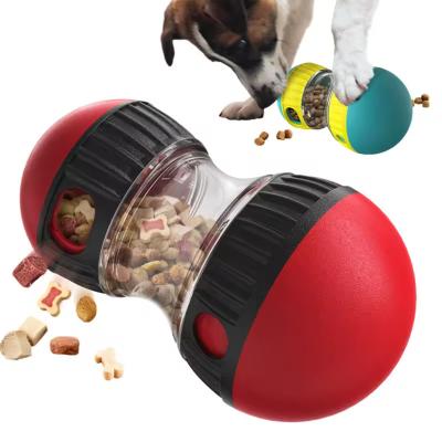 China Slow Feeding Food Dispenser Dog Toy Pet Slow Leaking Food Feeder Ball Toys for sale