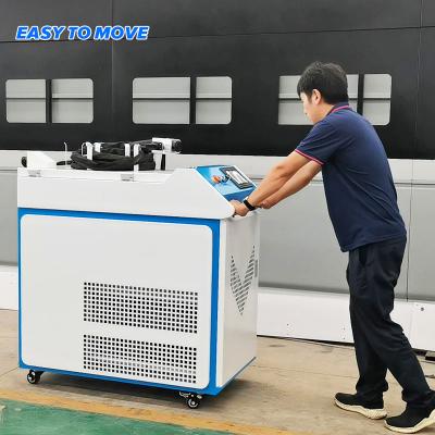 China Metal Surface Cleaning 500W 1000W 2000W CNC Fiber Laser Rust Removal Laser Machine Cast Iron Cleaning Metal for sale