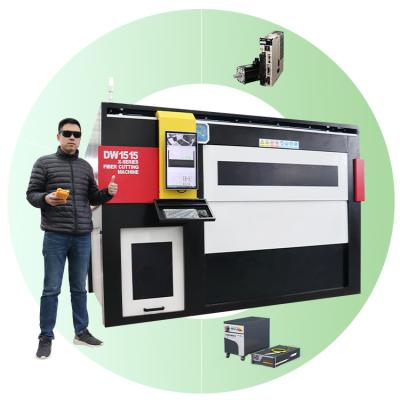 China Full-enclosed CNC Sheet Metal Fiber Laser Cutting Machine Fiber Laser Pipe Cutting Machine CNC Laser Metal Cutting Machine for sale