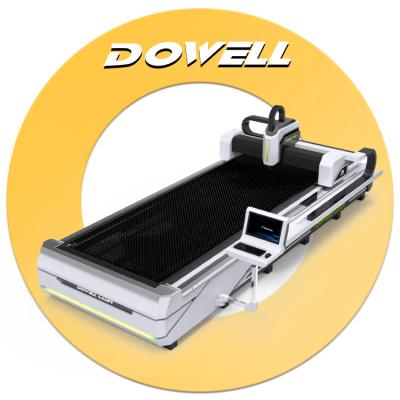 China Dowell 1000w 2000w 3000w 4kw 2022 CNC Fiber Laser Automated Loading Cutter for Aluminum Steel Sheet Metal Wuhan Raycus Fiber Laser Cutting Machine for sale