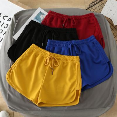 China Plus size sports shorts women's summer Korean version of the new high waisted hot pants loose thin casual yoga pants for sale