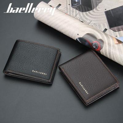 China Baellerry Retro Waterproof Men's Wallet Korean Buckle Multifunctional Zipper Coin Purse Men Wallet for sale