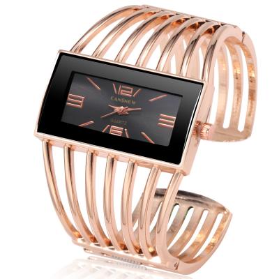 China Female Lady Saati Girls Wristwatch Relojes de la mode de la femme nonspecific CANSNOW Rose Gold Bangle Bracelet Watch women luxury dress clock for sale