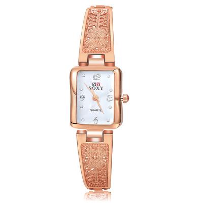 China Women Fashion Brand Women Watch Steel Clock Reloj Mujer de Relogio Feminino Fashion Quartz Watches Rose Gold Ladies Bracelet Strap Watch for sale