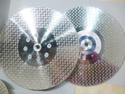 China 230mm Graniet Gegalvaniseerd Diamantblad met de Hulponderdelen van de Flensbouw Te koop