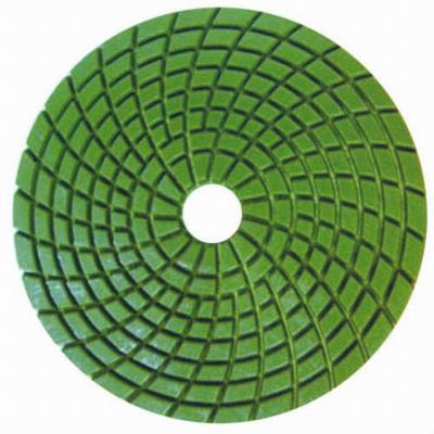 China Concrete Wet Polishing Pads / 4inch Diamond Grinding Pads Circle Type  for sale