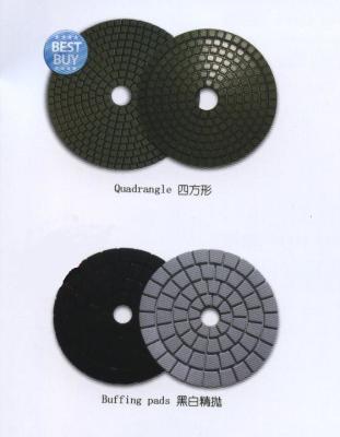 China 125mm Diamond Flexible Polishing Pad Wet Diamond Buffing Pads Smooth Polishing for sale