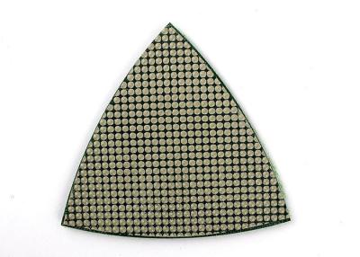 China Guter Haltbarkeits-Stein-Diamant-flexible Polierauflagen-Dreieck-Form 800 # 3 Zoll zu verkaufen