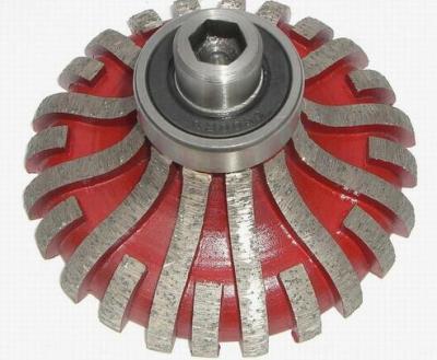 China F20 F25 F30 Segmented Type Diamond Router Bits Red Color OEM / ODM Available for sale