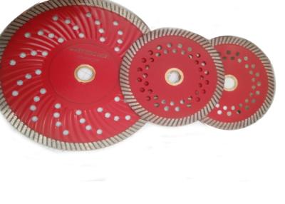 China D125mm Granite Diamond Turbo Saw Blade with Cooling Holes for sale