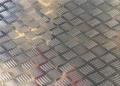 China Anti Slip 6061 5 Bar Tread Plate Aluminum Plate 5 Bar Pattern Sizes 4x1200x2500mm for sale