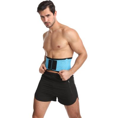 China Elastic Breathable Back Support Slim Body Spring Back Support Belt High With Waist Pad for sale