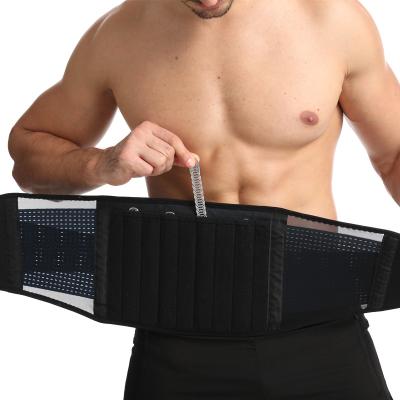 China Unisex Waist Braces Back Body Waist Support Lumbar Support Belt Lower Back Brace Adjustable Thin Breathable Support for sale