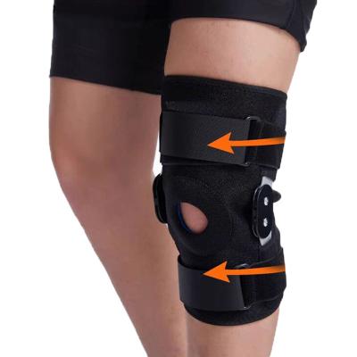 China Running Stability Basketball Aluminum Alloy Brace Support Silicone Meniscus Patella Knee Pad Knee Pad for sale