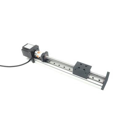 China 400mm Travel SGX60 1204 400mm Single Track Linear Rail Guide With Stepper Motor for sale