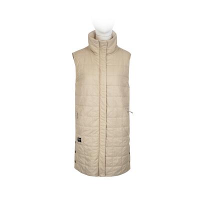 China Anti-wrinkle Women Vest Long Waistcoat Jacket Spring Autumn Light Casual Fashion OEM Long Coat for sale