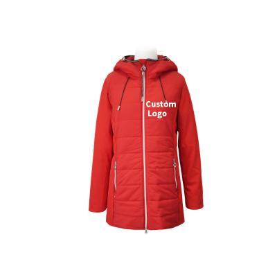 China Breathable Custom Women Hoodies Outdoor Jacket Winter Windproof Fashion OEM Sport Wear Tracksuits for sale