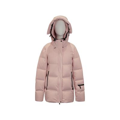 China Waterproof High Quality Trendy goose puffer coat OEM winter down jacket for women for sale