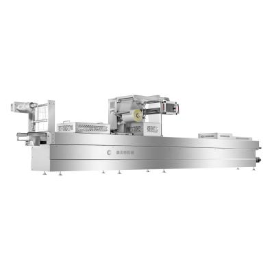 China Food Scallop Skin Sealer Wrapping Automatic Thermoforming Vacuum Packing Machine for sale