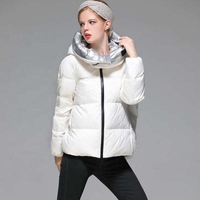 China Factory new arrivals windproof down jacket goose fashion winter jacket women for sale