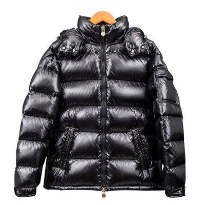 China China new trend waterproof national simple black color big size blast winter jacket for sale