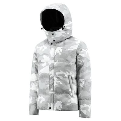 China New 800 QUICK DRY Down Jacket Down Jacket Goose Down Jacket With Light Custom Cloud Printed Thickened Down Jacket Men for sale