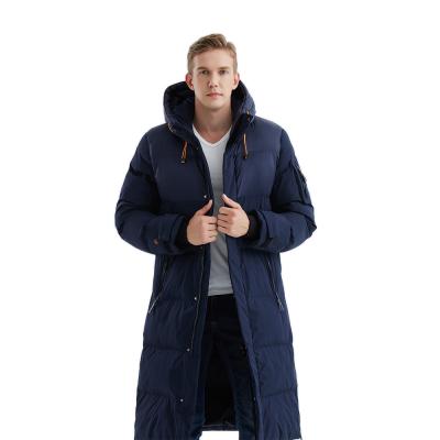 China Customized brand new waterproof plus size men's winter down coats long down jacket winter jacket 2021 for sale